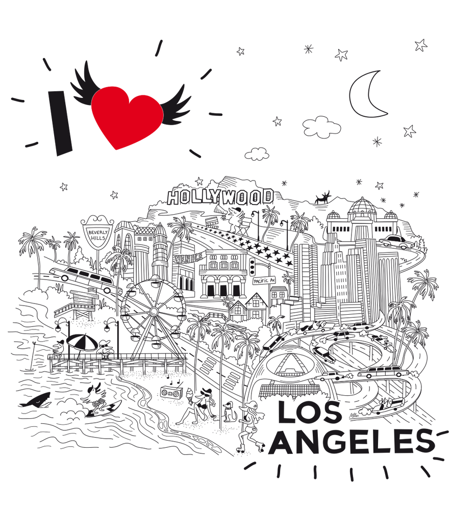 
                  
                    Load image into Gallery viewer, TOTE • I Love LOS ANGELES •
                  
                