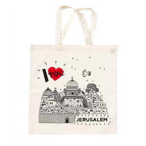
                  
                    Load image into Gallery viewer, TOTE • I Love JERUSALEM •
                  
                